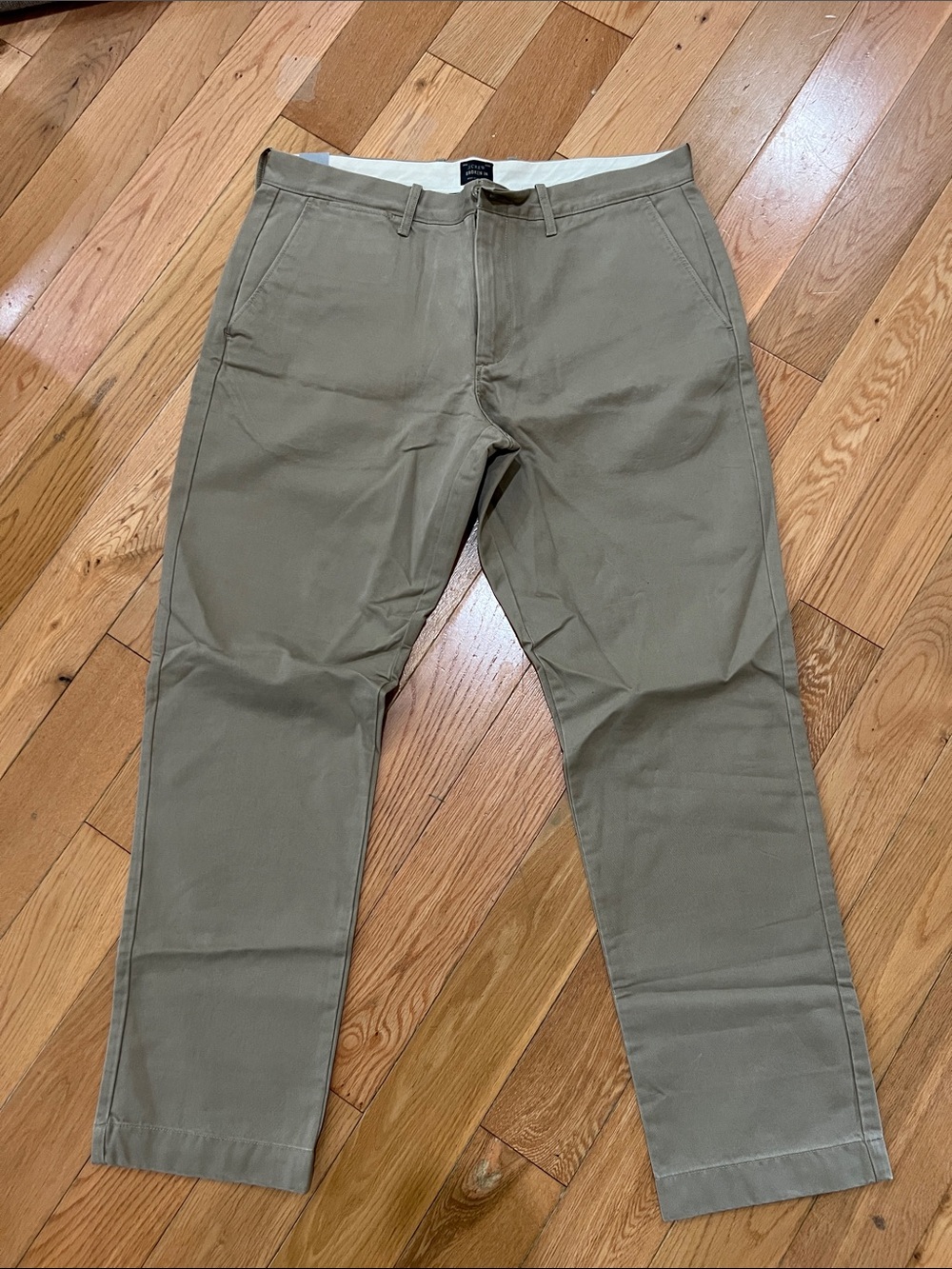 J. Crew Men's Straight Khaki Chinos
